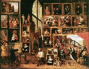TENIERS, David the Younger The Gallery of Archduke Leopold in Brussels at China oil painting reproduction